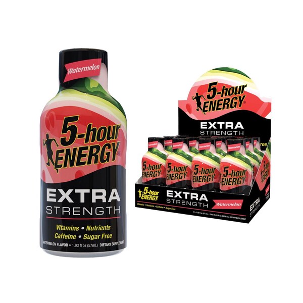 5 Hour Energy 5-hour Energy Watermelon Sugar Free Watermelon Energy Shot 1.93 oz 775121 - main